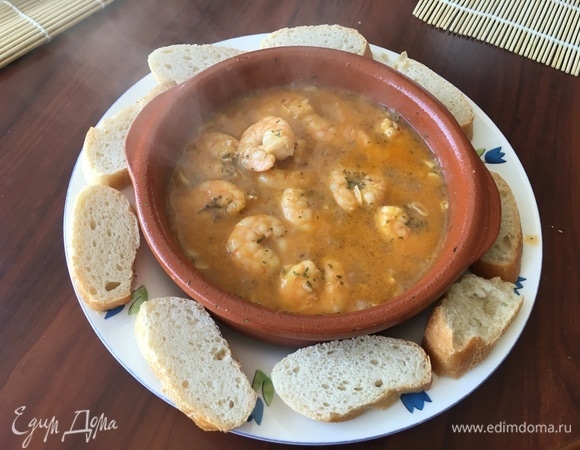Креветки в соусе пиль-пиль (Gambas al pil pil) Креветки в соусе пиль-пиль (Gambas al pil pil)