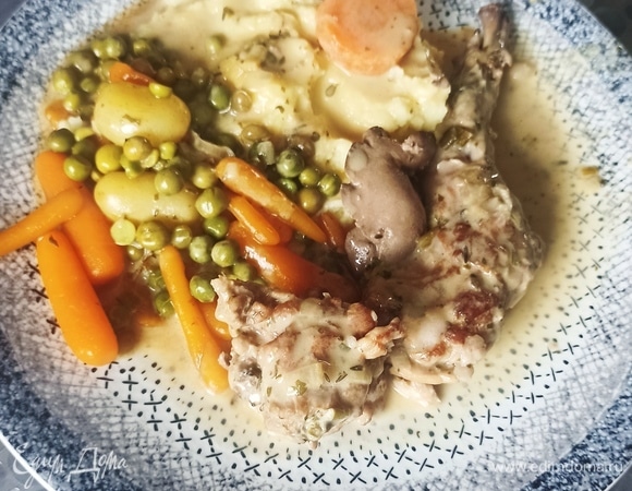 Кролик в горчично-сметанном соусе Кролик в горчично-сметанном соусе