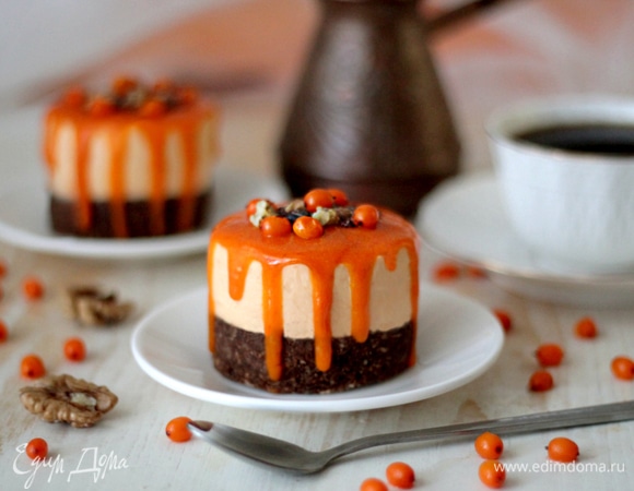 Творожный десерт с облепихой Творожный десерт с облепихой