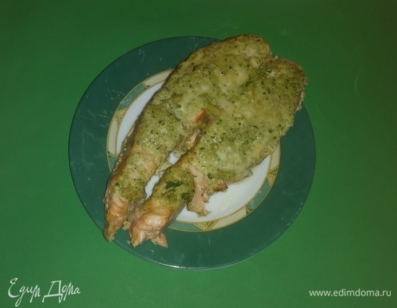 Семга в зеленом соусе Семга в зеленом соусе