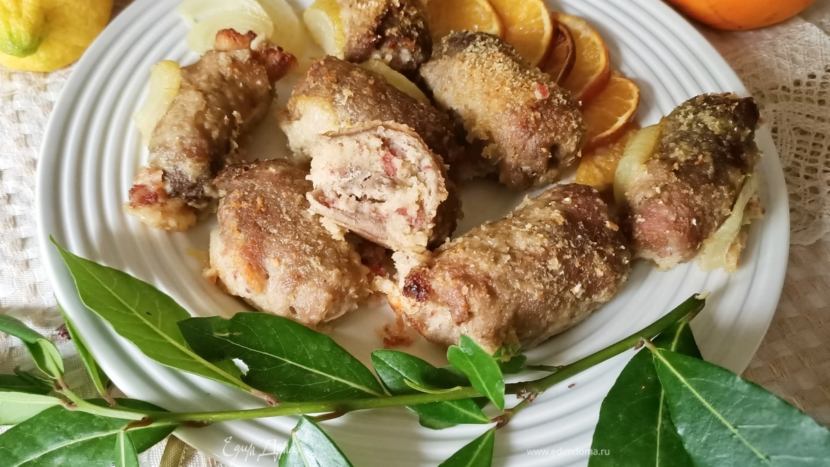 Сицилийские мясные рулетики