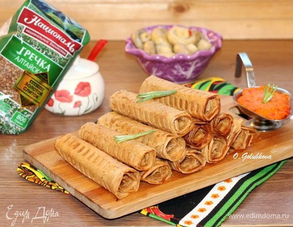 Гречневые вафли с острым соусом Гречневые вафли с острым соусом