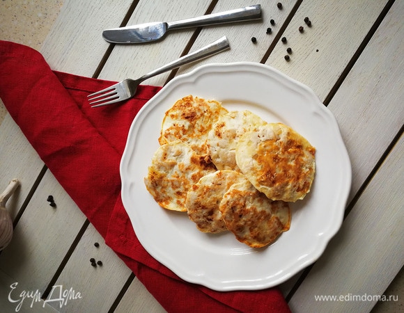 Куриные оладьи на оливковом масле Куриные оладьи на оливковом масле