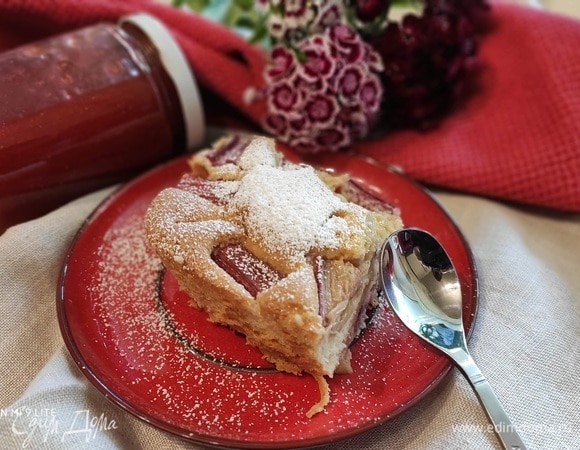 Клафути с ревенем