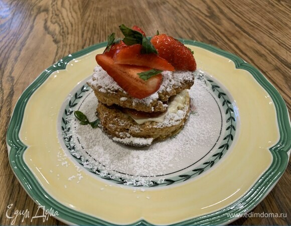 Сконы с клубникой