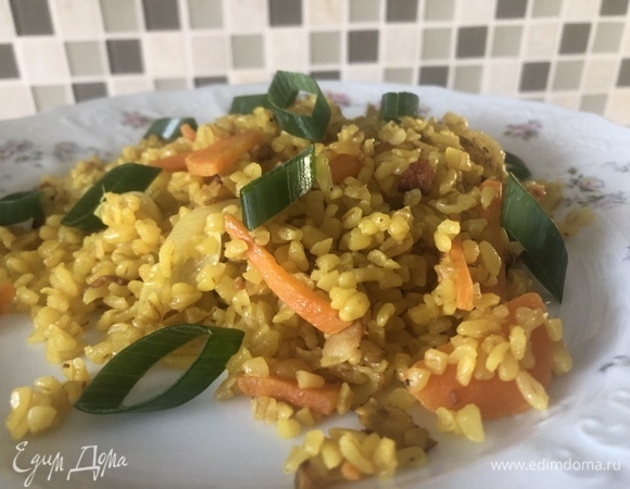 Плов из булгура с беконом by Alekseev Плов из булгура с беконом by Alekseev