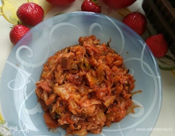 Свинина с двумя видами капусты Свинина с двумя видами капусты