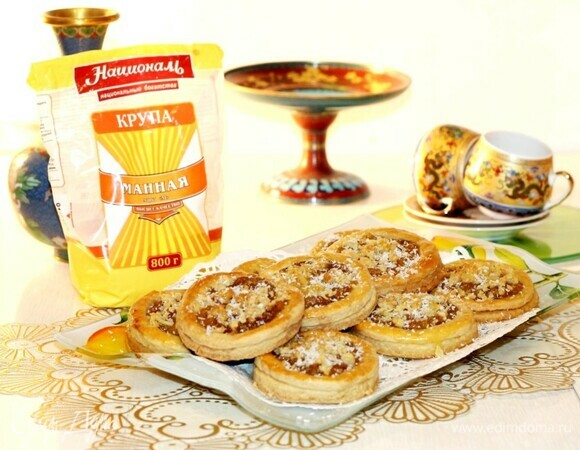 Десерт «Гнезда» с апельсиновым кремом Десерт «Гнезда» с апельсиновым кремом