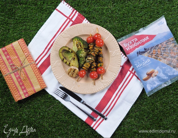 Шашлычки из мяса мидий