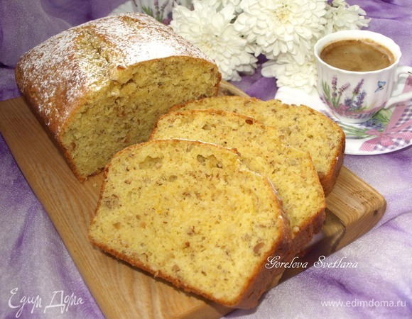 Миндально-цитрусовый кекс