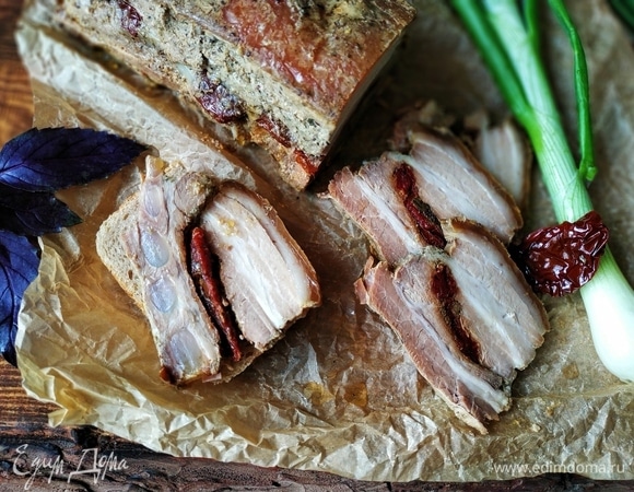Запеченная грудинка для бутербродов