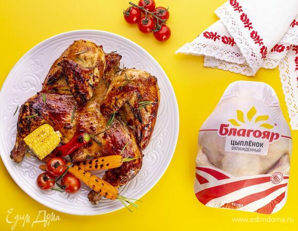 Курица, запеченная в медово-соевом соусе Курица, запеченная в медово-соевом соусе