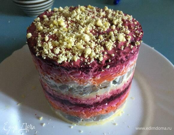 Селедка под шубой без лука Селедка под шубой без лука