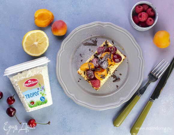 Воздушная лимонная запеканка