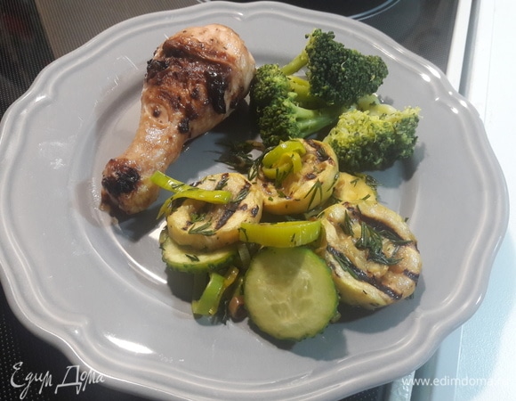 Теплый салат «Контраст»