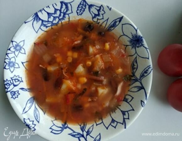 Мексиканский куриный суп Мексиканский куриный суп