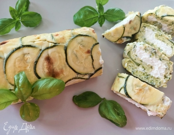 Рулет из цукини с рикоттой 