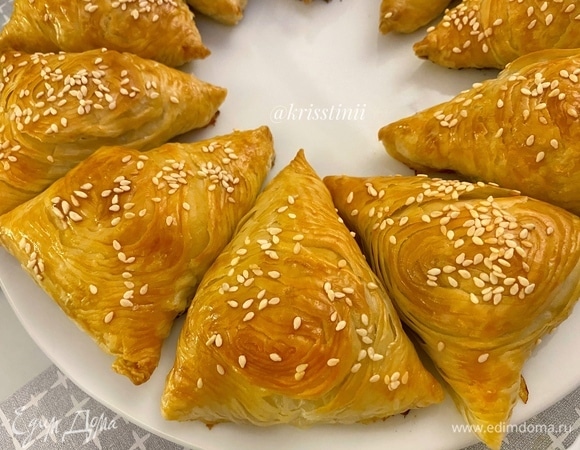 Самса из домашнего слоеного теста Самса из домашнего слоеного теста