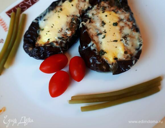 Фаршированные баклажаны «Сливочное море»