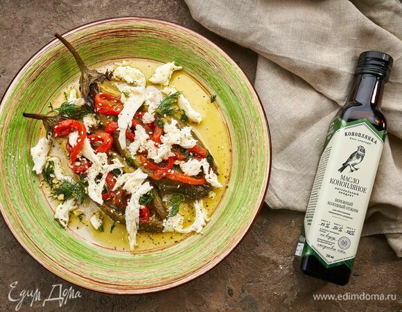 Закуска из запеченных баклажанов