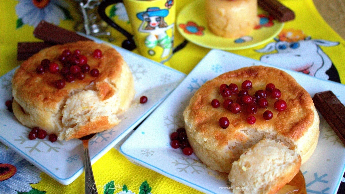 Суфле лимонное на кефире