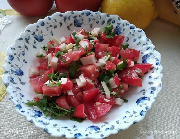 Салат с крабовыми палочками «Весенний бриз»