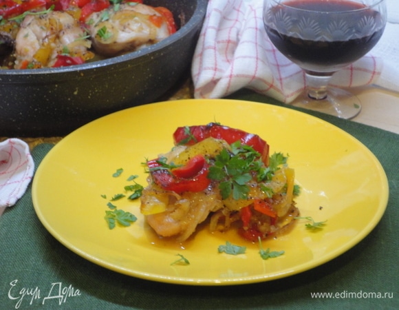 Курица с карамелизированным перцем Курица с карамелизированным перцем