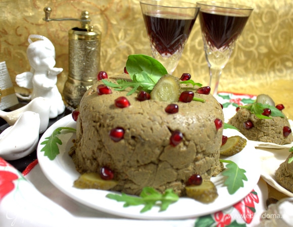 Печеночный паштет с запеченными овощами Печеночный паштет с запеченными овощами