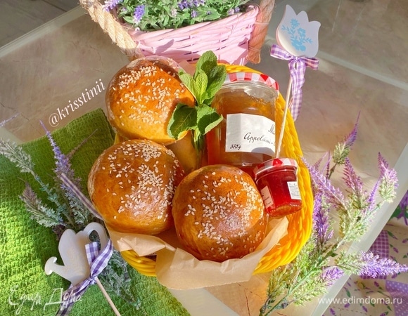 Вкуснейшие булочки для бургеров или завтрака Вкуснейшие булочки для бургеров или завтрака