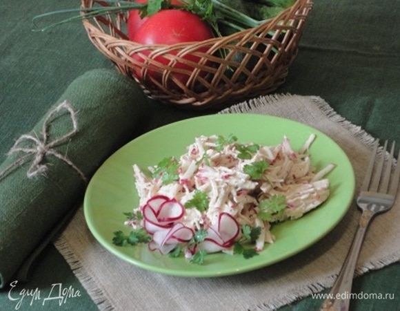 Мясной салат «Пицунда»