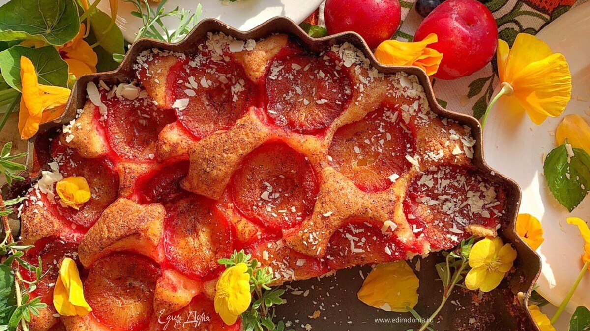 Сливовый пирог