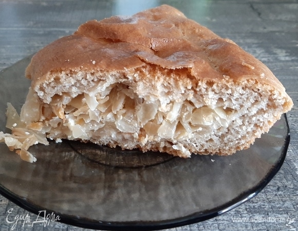 Капустный пирог на ржаном тесте