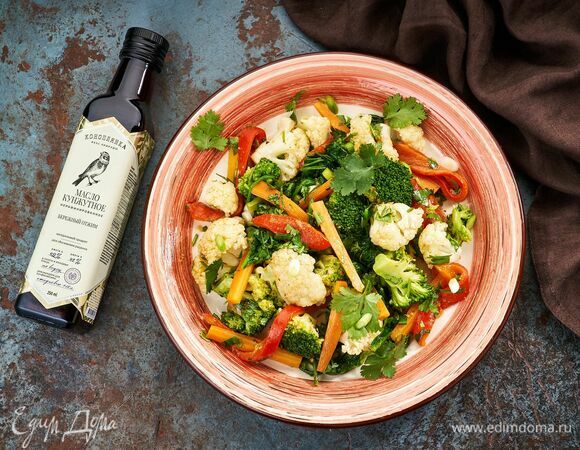 Овощи с острой заправкой 