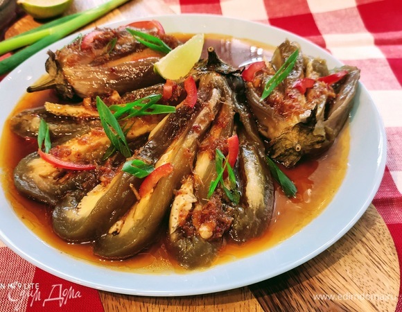 Азиатский салат из баклажанов Азиатский салат из баклажанов