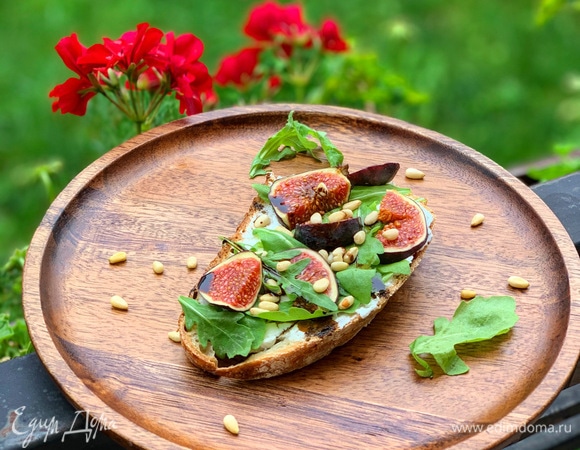 Брускетта с инжиром Брускетта с инжиром