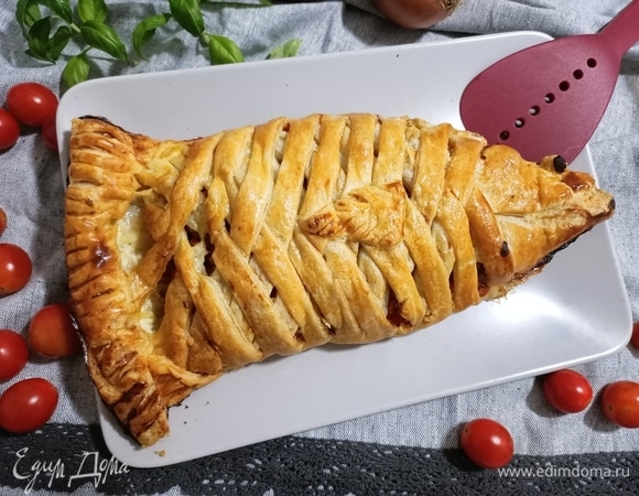 Рыбное филе с овощами в слоеном тесте Рыбное филе с овощами в слоеном тесте