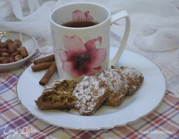 Морковное печенье с корицей и фундуком Морковное печенье с корицей и фундуком