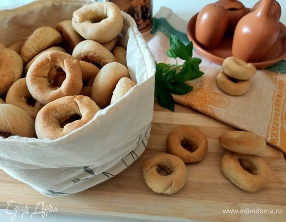 Сушки с ветчиной и сыром 