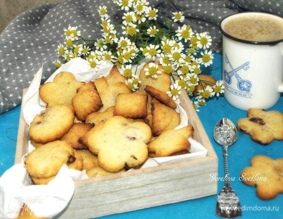 Печенье с сыром и вяленой клюквой Печенье с сыром и вяленой клюквой