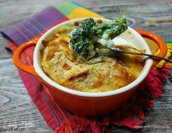 Запеканка из брокколи с сыром Запеканка из брокколи с сыром