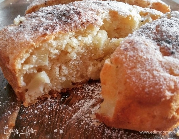 Яблочный кекс с ванилью Яблочный кекс с ванилью