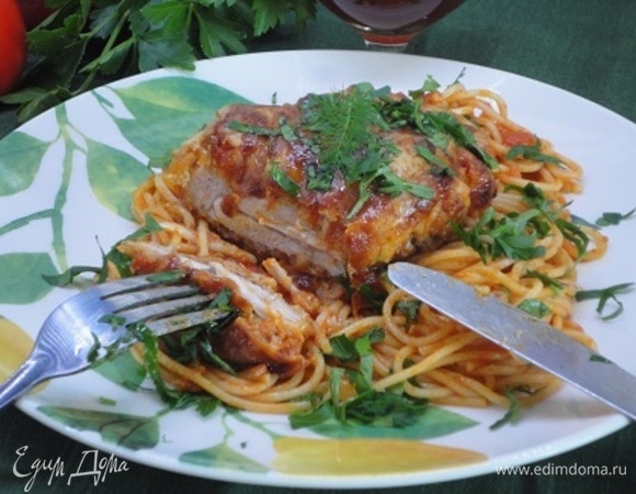 Курица пармиджано Курица пармиджано