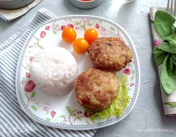 Рыбные котлеты из трески Рыбные котлеты из трески