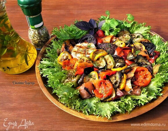 Овощи гриль с ароматной заправкой Овощи гриль с ароматной заправкой