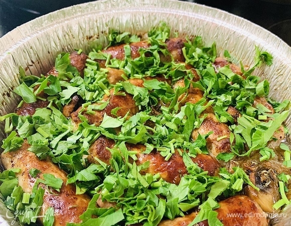 Колбаски под луковым соусом Колбаски под луковым соусом