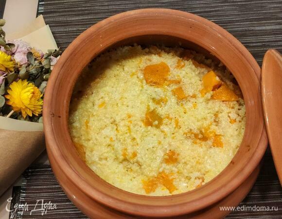 Пшенная каша с тыквой в духовке Пшенная каша с тыквой в духовке