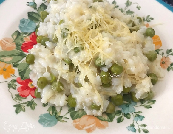 Ризотто с зеленым горошком Ризотто с зеленым горошком