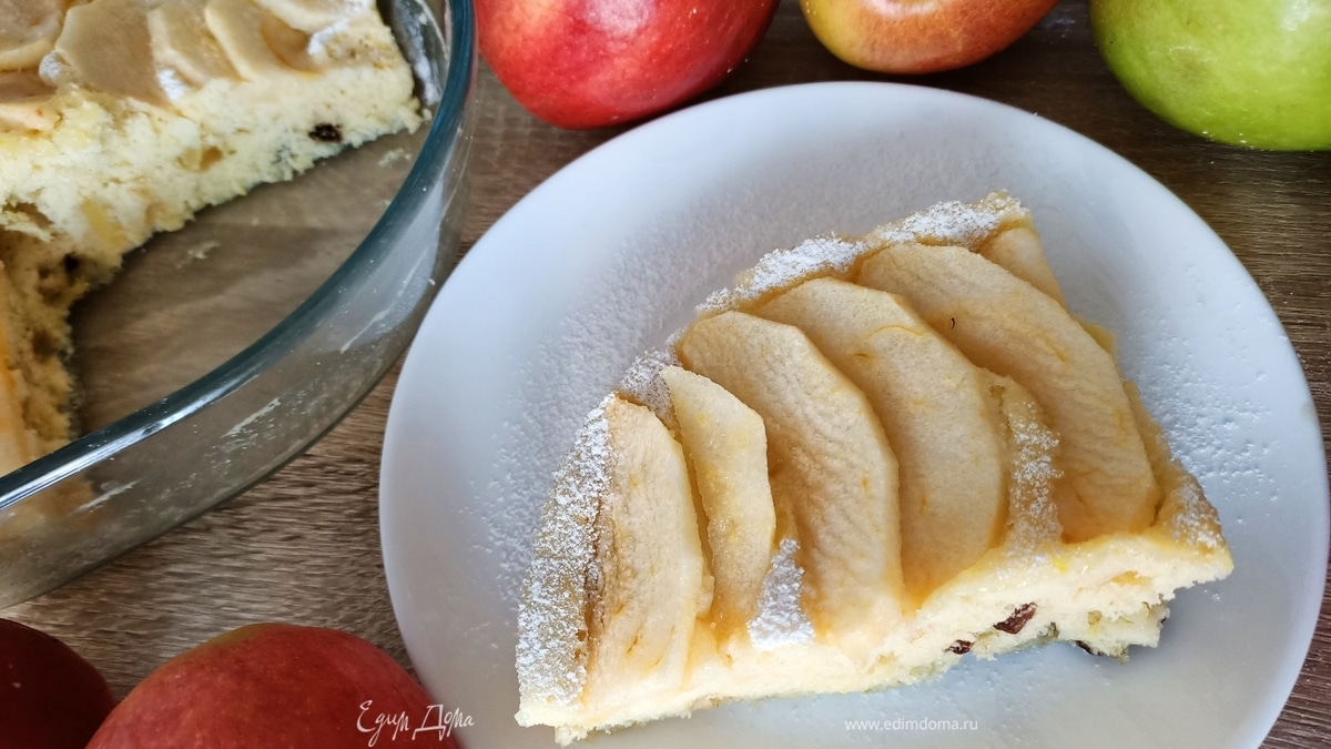 Яблочный пирог в микроволновой печи
