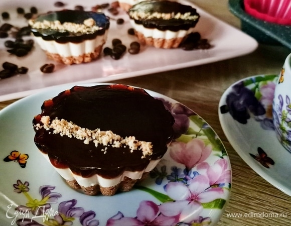 Мини-чизкейки с кофе Мини-чизкейки с кофе