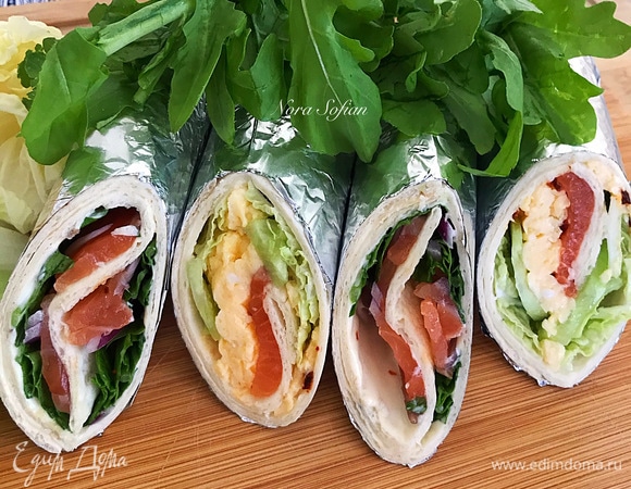 Ролл с лососем 